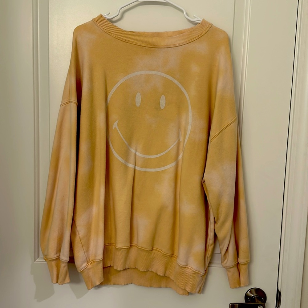 tie dye American Eagle crewneck